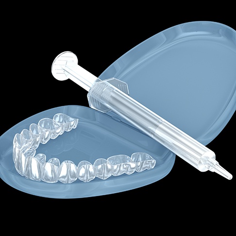 Digital image of a take-home whitening kit